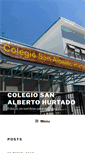 Mobile Screenshot of colegiosanalbertohurtado.com